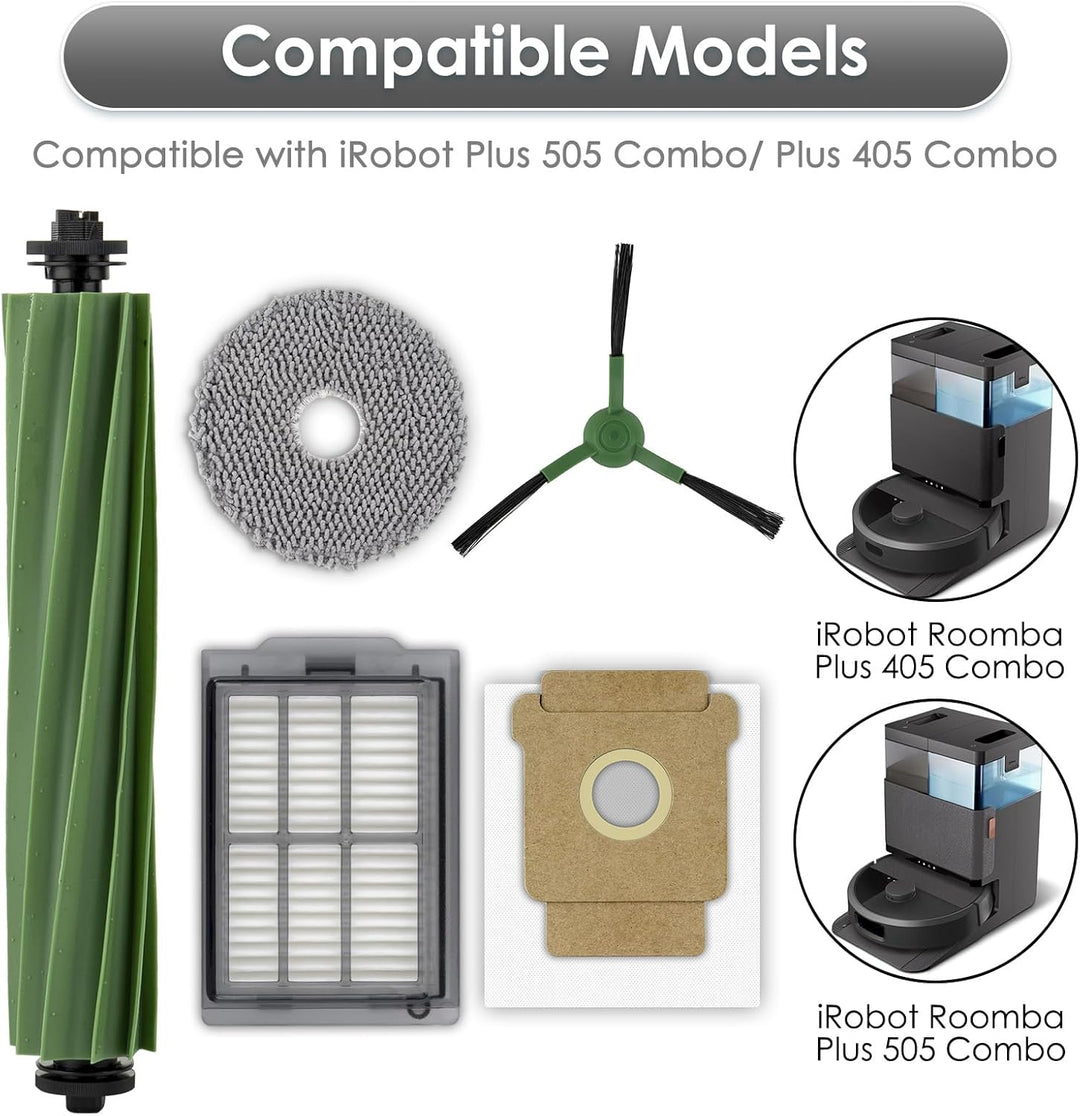 (14 Stück) Plus 505 Combo Ersatzteile Zubehör Set für iRobot Plus 505 Combo, Plus 405 Combo, Plus 50