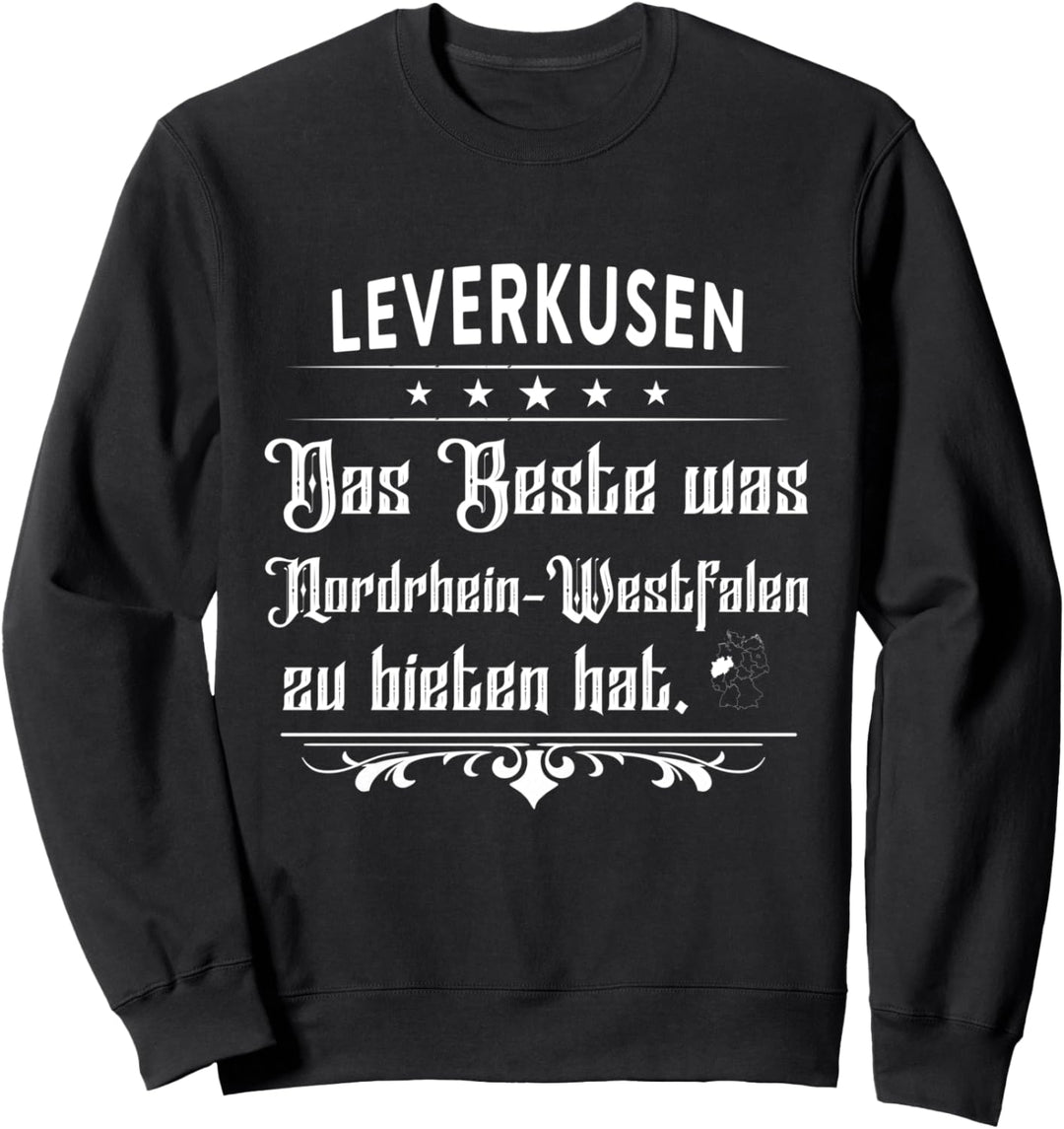 Leverkusen Das Beste was Bayern zu bieten hat Stadt Sweatshirt