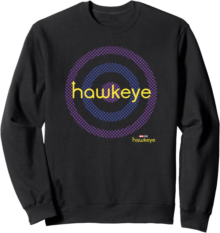Marvel Hawkeye Bullseye Target Logo Sweatshirt