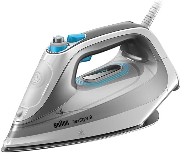 Braun TexStyle 9 Dampfbügeleisen SI 9270WH - Bügeleisen mit Freeglide 3D Bügelsohle, Vertikaldampf,