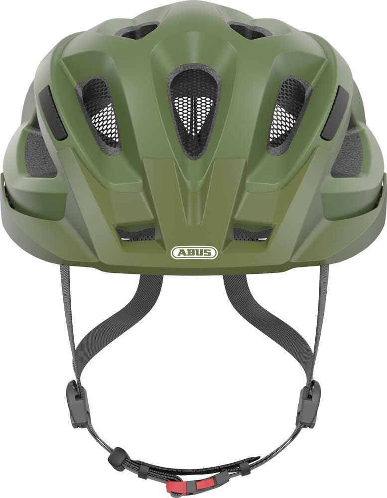 ABUS Stadthelm Aduro 2.0 - Allround-Fahrradhelm mit Licht - in sportivem Design für den Stadtverkehr