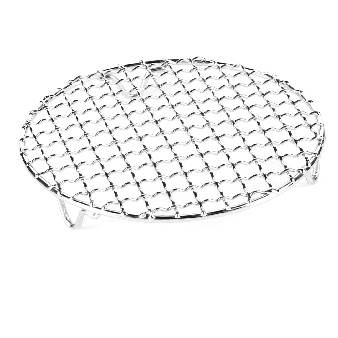BeBeeQ Rundes Grillrost Grillnetz Edelstahl Grill Netze Mehrzweck Kühlgitter Kuchenkühlregal Brot Ke