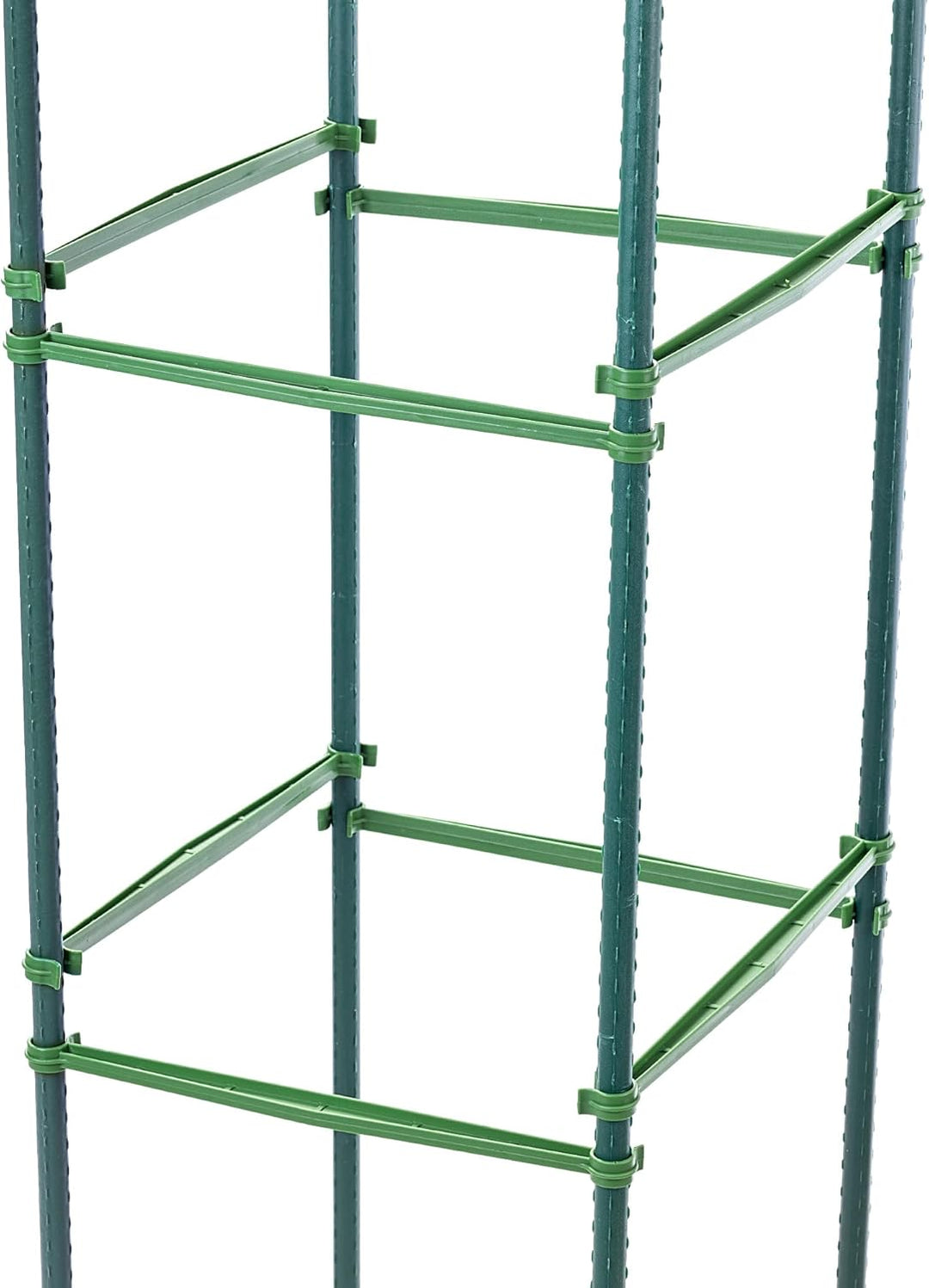 KADAX 10er Set Pflanzstab Verbinder Ø 16 mm, Verbindungselemente für Rankhilfen, Ranktürme und Pflan