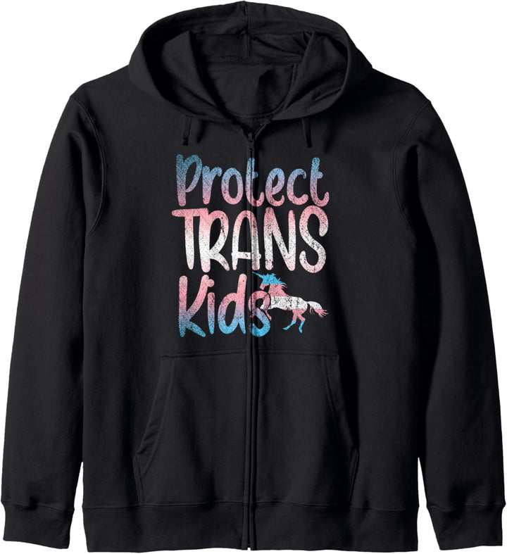 Beschütz Transsexuelle Kinder LGBTQ Geschenk Transgender Kapuzenjacke