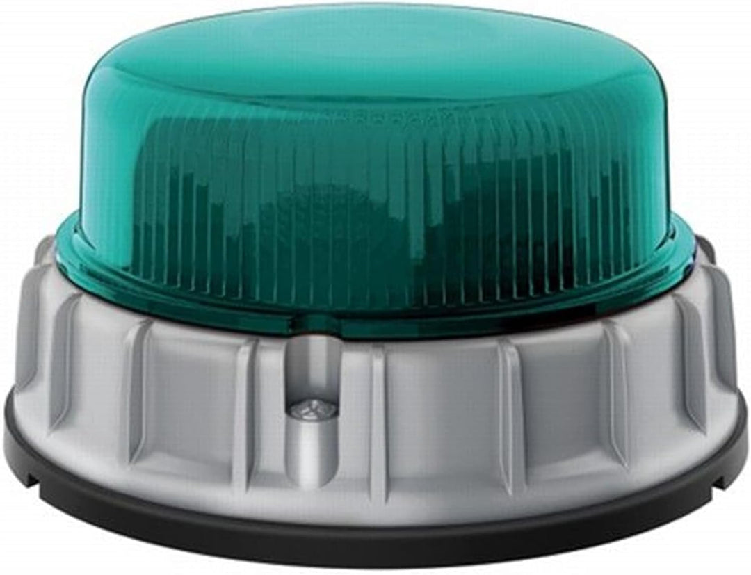 HELLA - LED-Blitz-Kennleuchte - K-LED 2.0 F - 12/24V - grün - Anbau - 2XD 011 557-131