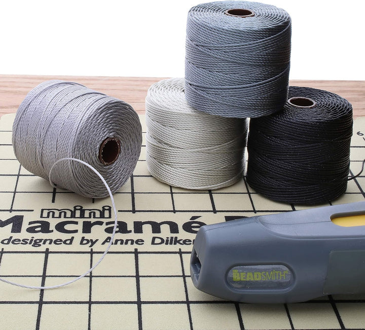Beadsmith S-Lon Cord Multipack mit 4 Spulen (Cool Neutrals Mix) Cool Neutrals Mix 4 Spools, Cool Neu