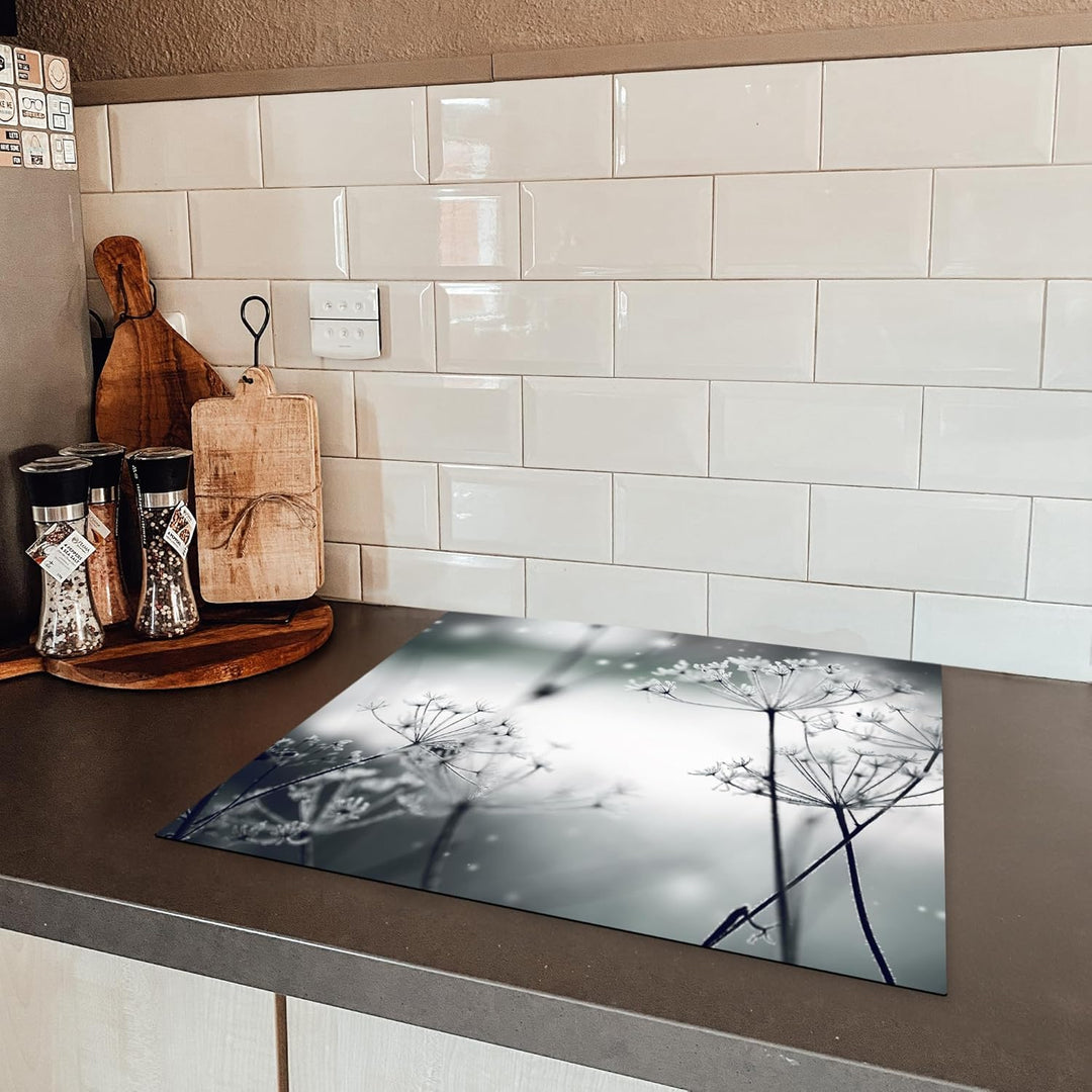 KitchenYeah© Herdabdeckplatte Einteilig Herdabdeckung Abdeckplatte für Ceranfeld Abdeckung Induktion