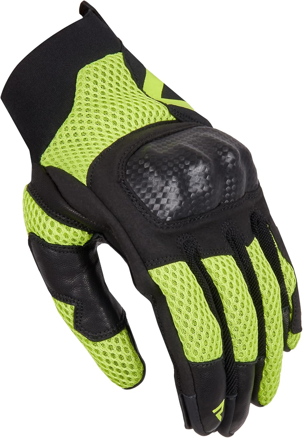REBELHORN Gap III Motorradhandschuhe Herren | Ziegenleder | Knöchel Protektoren | Belüftung mit 3D-P
