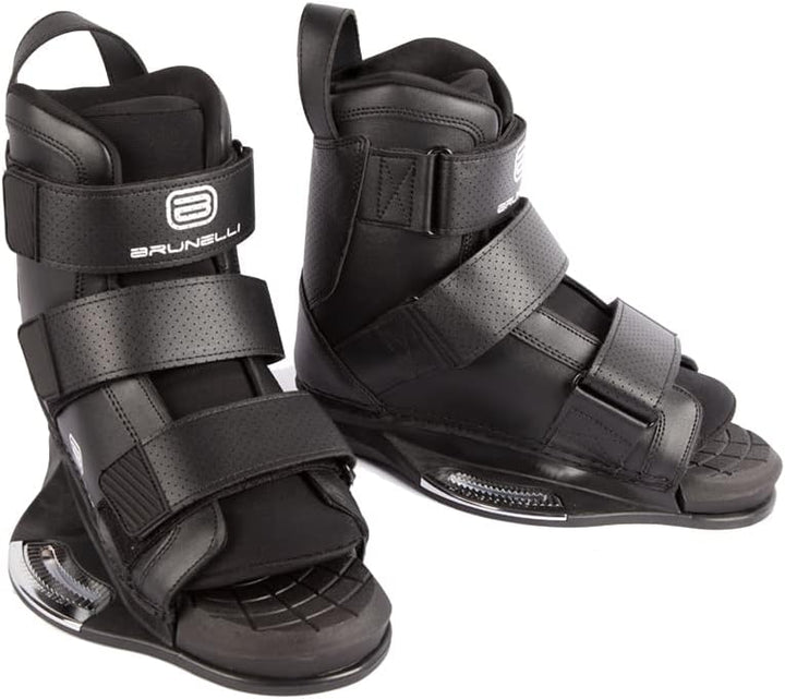 BRUNELLI Wakeboardbindung Bindung Wakeboard Binding Wake Boots Black XL (43-47), XL (43-47)
