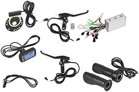 Alomejor Bürstenlos Controller Motor 36V / 48V 250W / 350W E-Bike Motorsteuerung mit LCD-Panel & Sen