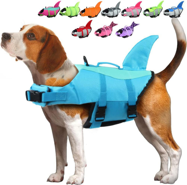 EMUST Hunde Schwimmweste, verstellbare kleine/mittelgrosse/grosse Hundeschwimmweste für Wassersicher