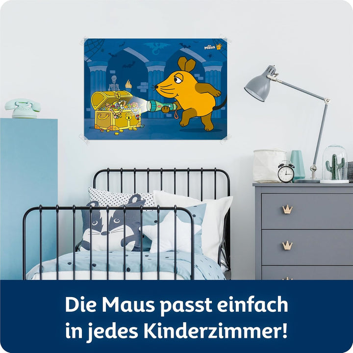 Escape Adventskalender mit der Maus, Der versteckte Burgschatz (Ausgabe für den Buchhandel) UV-Stift