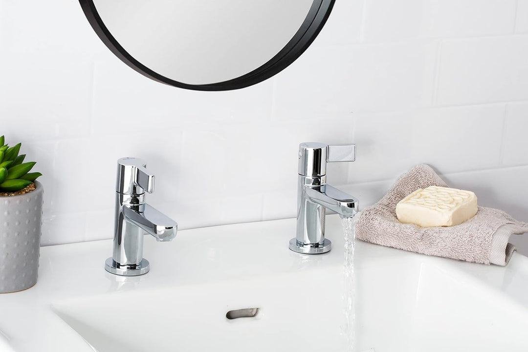 Bristan Waschbeckenarmatur, Messing, chrome, Basin Pillar, Basin Pillar