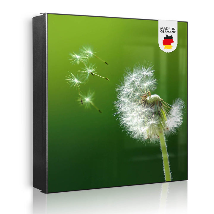 banjado Grosser Schlüsselkasten Metall - Schlüsselbox 30x30cm mit 32 Haken - Schlüsselkasten modern