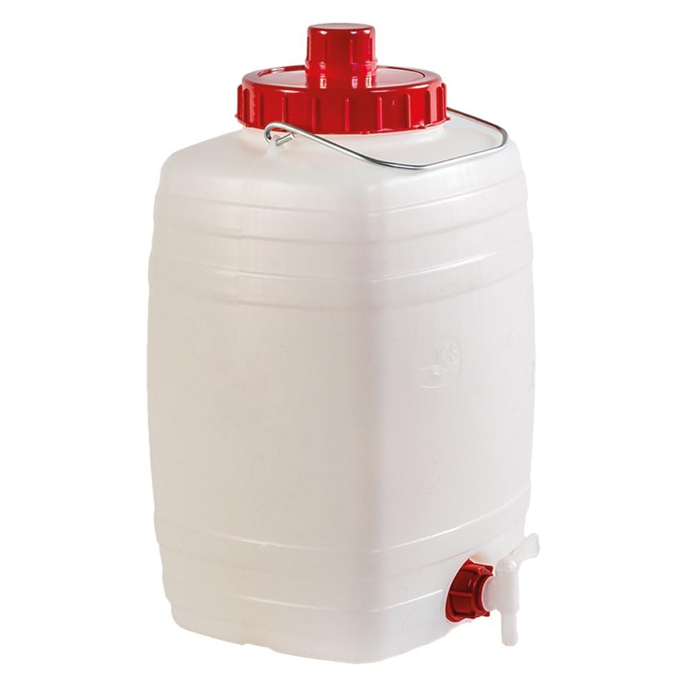 ICS FUSTINO PER ALIMENTI DEMETRA CON RUBINETTO E SFIATO lt. 5 (cm. 20x17x36 h)
