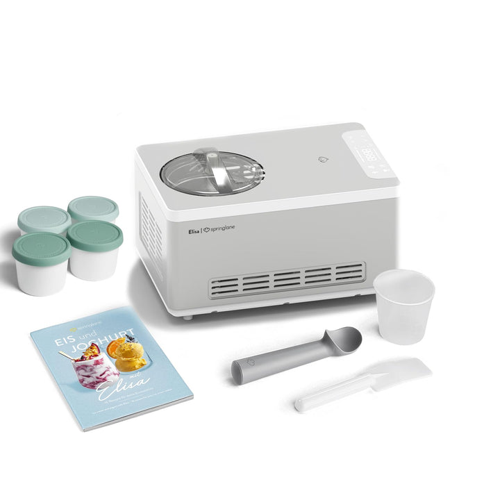 SPRINGLANE Eismaschine & Joghurtbereiter Elisa 2,0 L, selbstkühlendem Kompressor 220 W inkl. Aufbewa