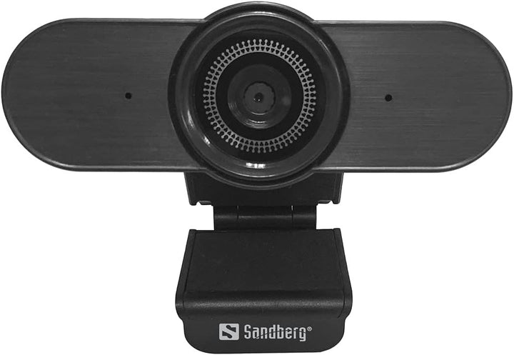 Sandberg 90 Grad Weitwinkel FullHD Webcam mit Stereo-Mikrofon | 1920 x 1080 Pixels | ideal für Onlin