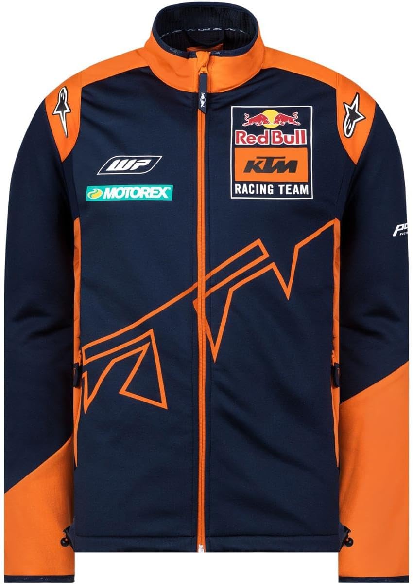 Red Bull KTM Official Teamline Softshelljacke, Unisex - Original Merchandise S Blau, S Blau