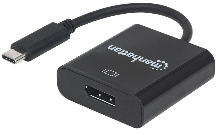 Manhattan 152020 USB 3.1 Typ-C-Stecker auf DisplayPort-Konverter Buchse schwarz USB auf DisplayPort