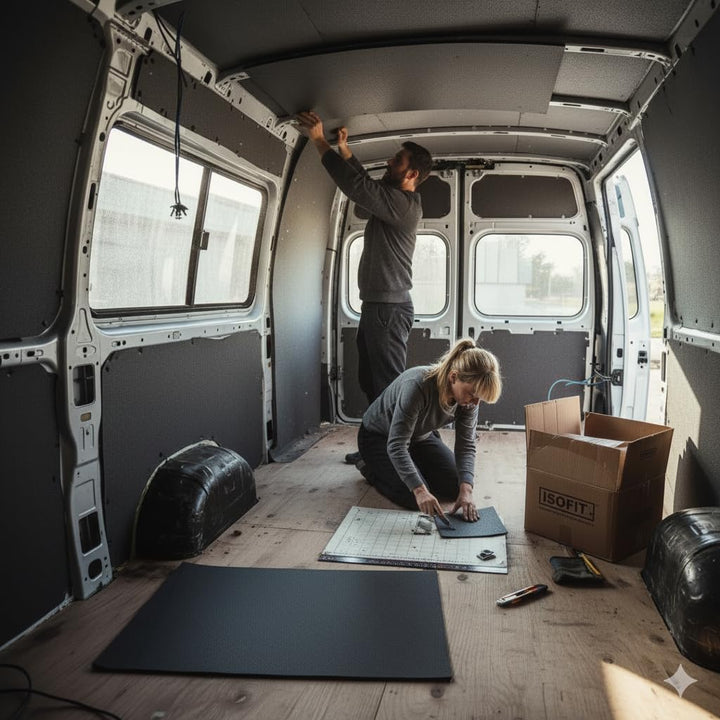 Eurobatex Premium Camper Kautschuk Isolierung 6 - 32 mm selbstklebend (s=13 mm, 4 m2 (1x4m), s=13 mm