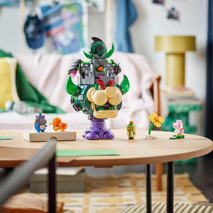LEGO Super Mario Prinz Florian & Schloss Bowser - Interaktives Spielzeug mit 4 Figuren - Pinker Yosh