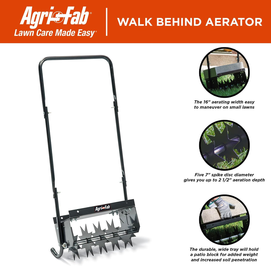 Agri-Fab Luftsprudler, 40,6 cm, Schwarz