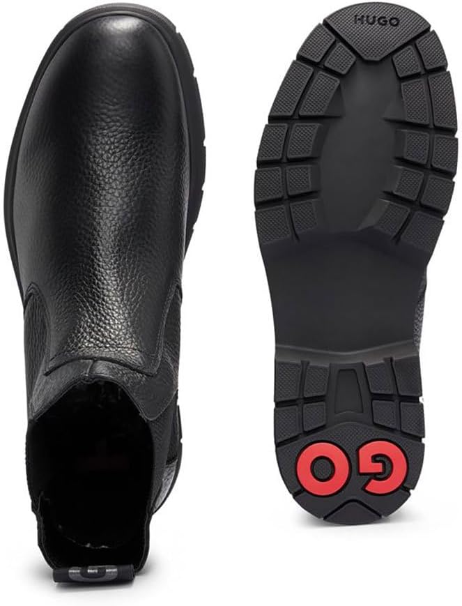 HUGO Herren Ryan_cheb_grlgChelsea_Boot 40 EU Schwarz, 40 EU Schwarz