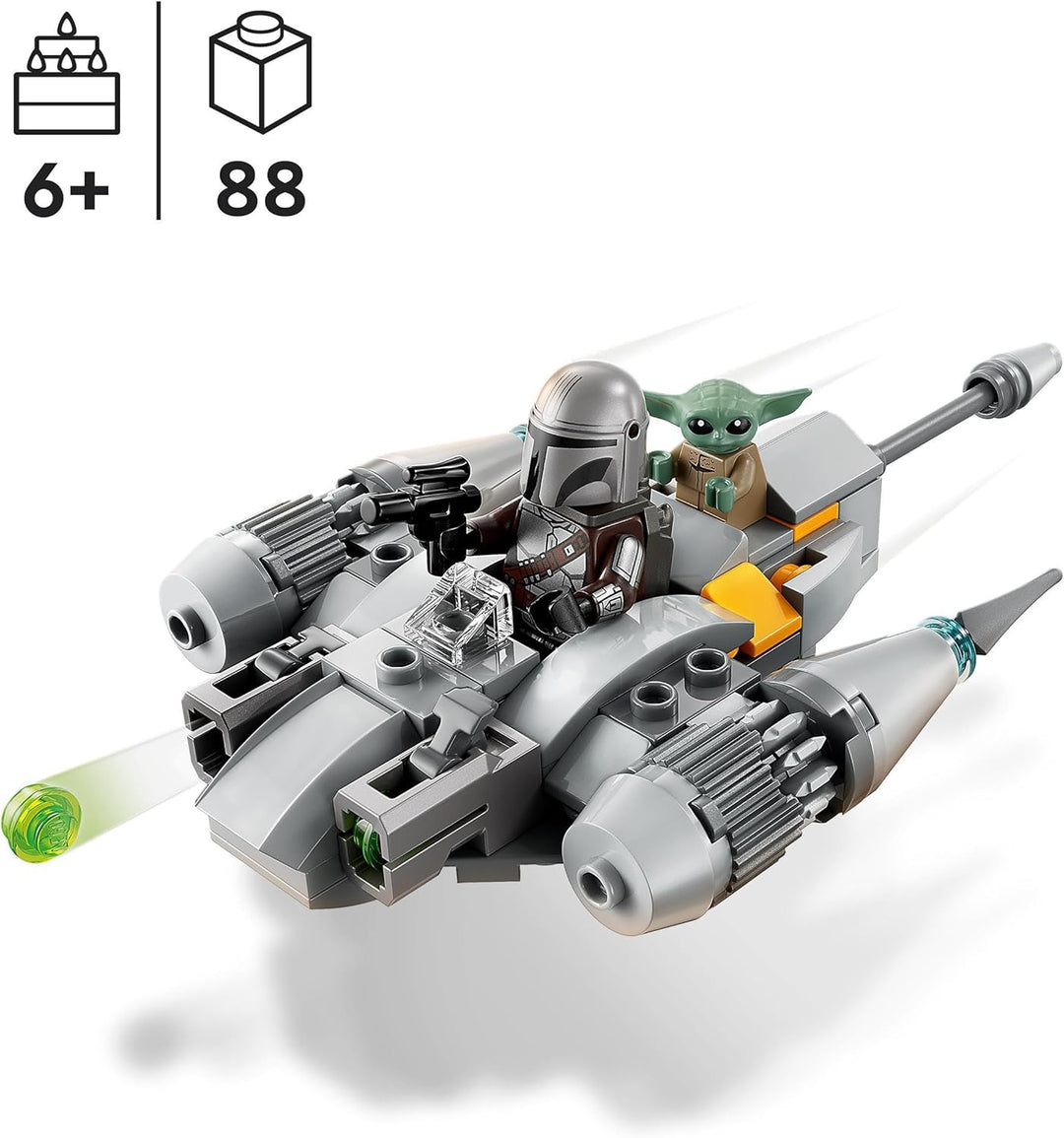 LEGO 75363 Star Wars N-1 Starfighter des Mandalorianers – Microfighter Mikro-Bauspielzeug, Das Buch