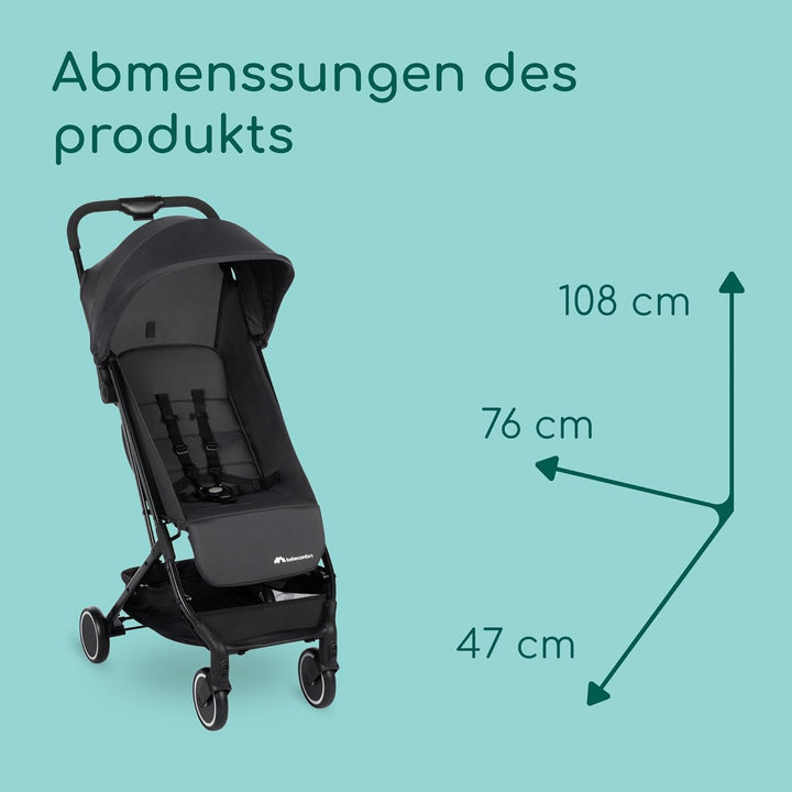 Bebeconfort Soko Superkompakter Kinderwagen, Bequem, Leichtgewicht, Einfaches und Kompaktes Falten,