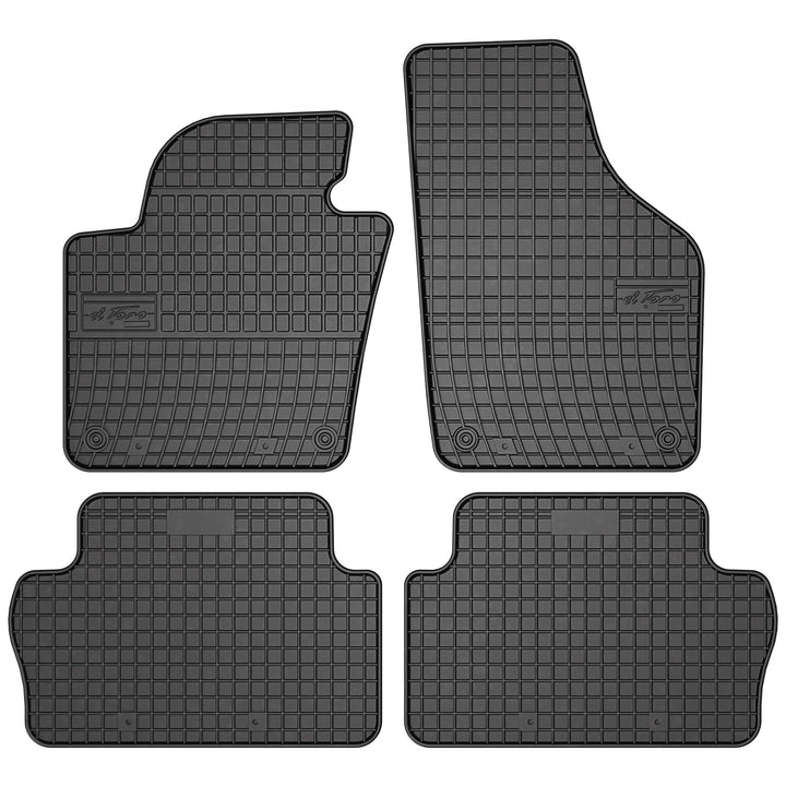 SMK Gummimatten Auto Fussmatte passt für SEAT Alhambra II 2010-2020 Verbessern Sie Ihren Reisekomfor