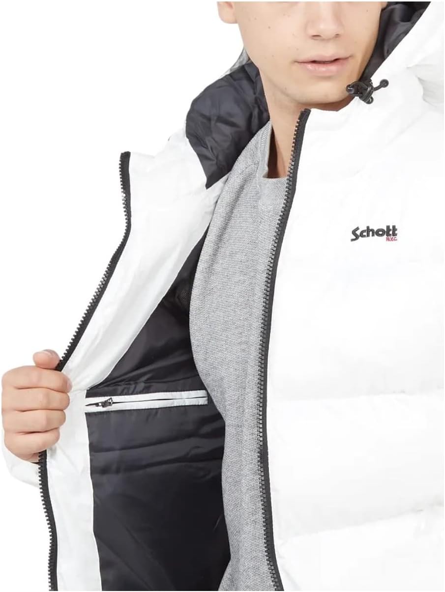Schott NYC Unisex Idaho2 Jacke XS Weiss, XS Weiss