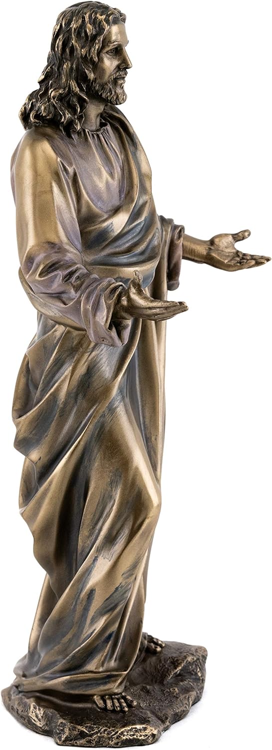 Top Collection Jesus Christus Segen Statue Real Bronze Powder Cast Statue Skulptur 12