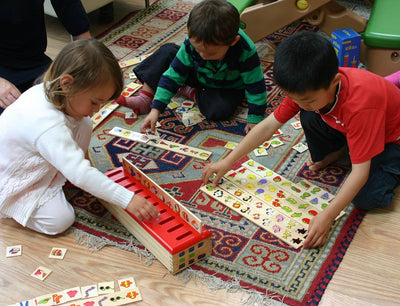 Toys of Wood Oxford Montessori Lernspielzeug - Sortieren, Vergleichen und Lernen - 8 Objektkategorie