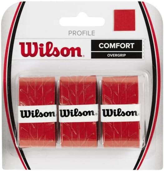 Wilson Overgrip Griffband Red Single, Red Single