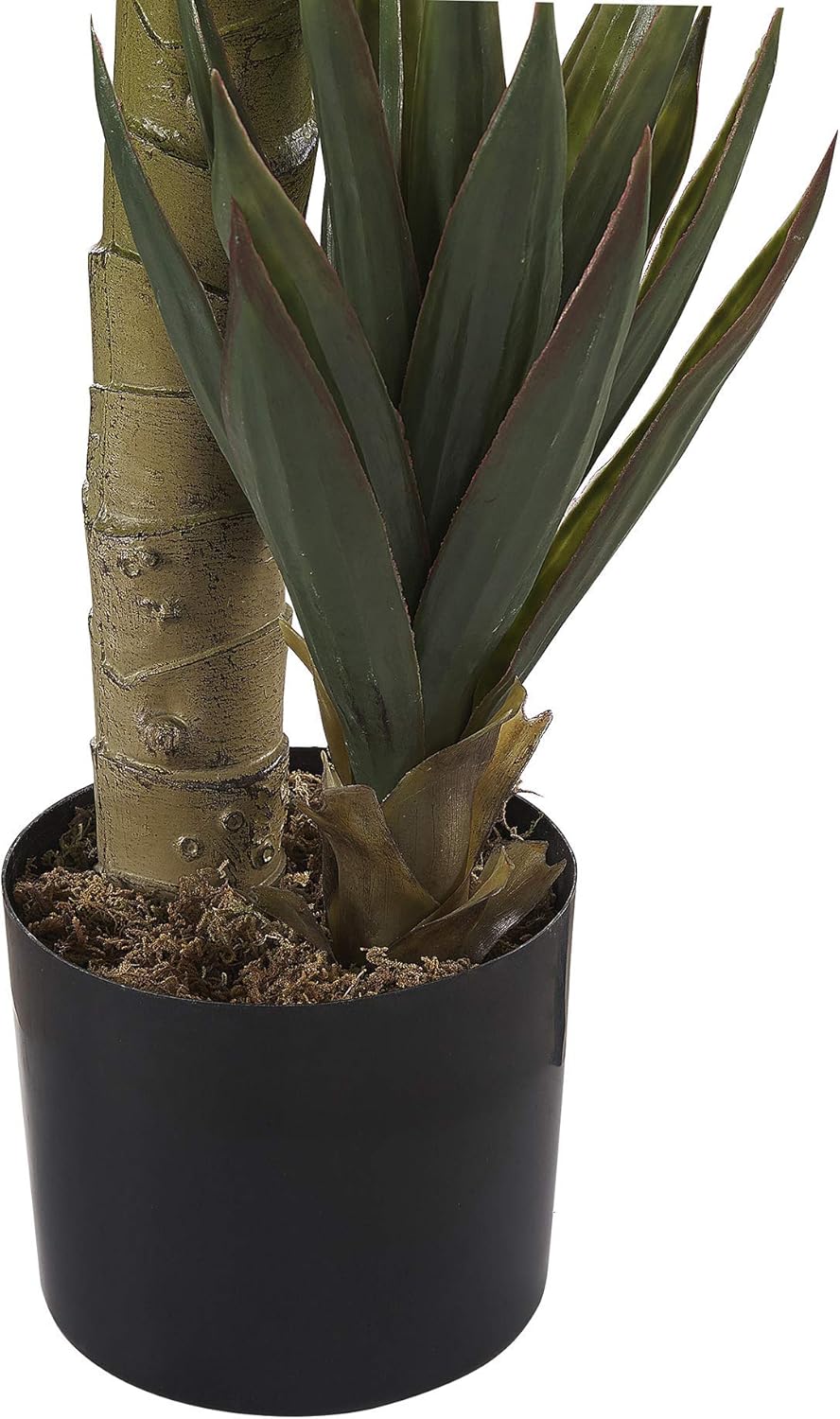 Dekopflanze in Aloe Vera-Form Kunststoff 90 cm grün Yucca