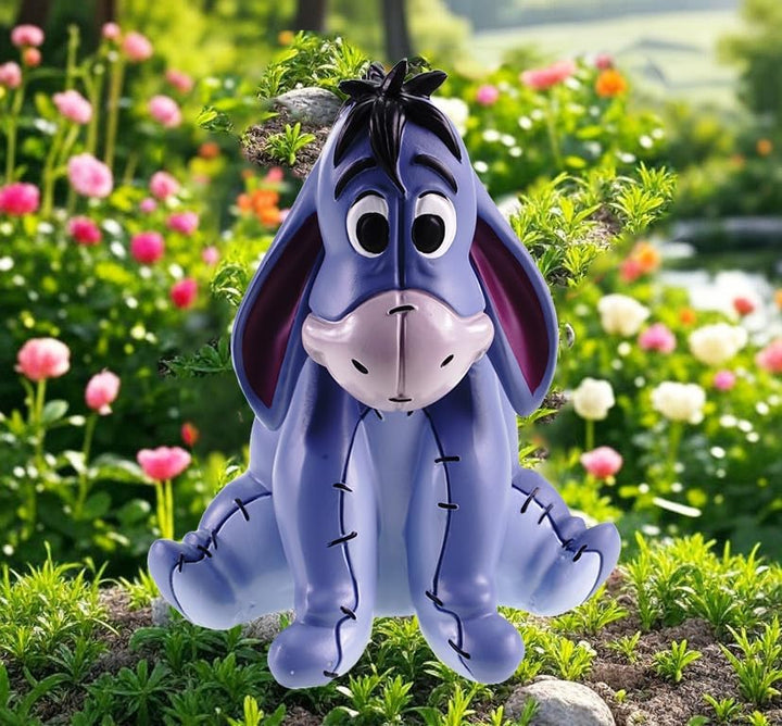Gartenfigur Eeyore - Disney's liebenswerter I-Aah für deinen Garten Mehrfarbige Deko-Figur aus Polyr