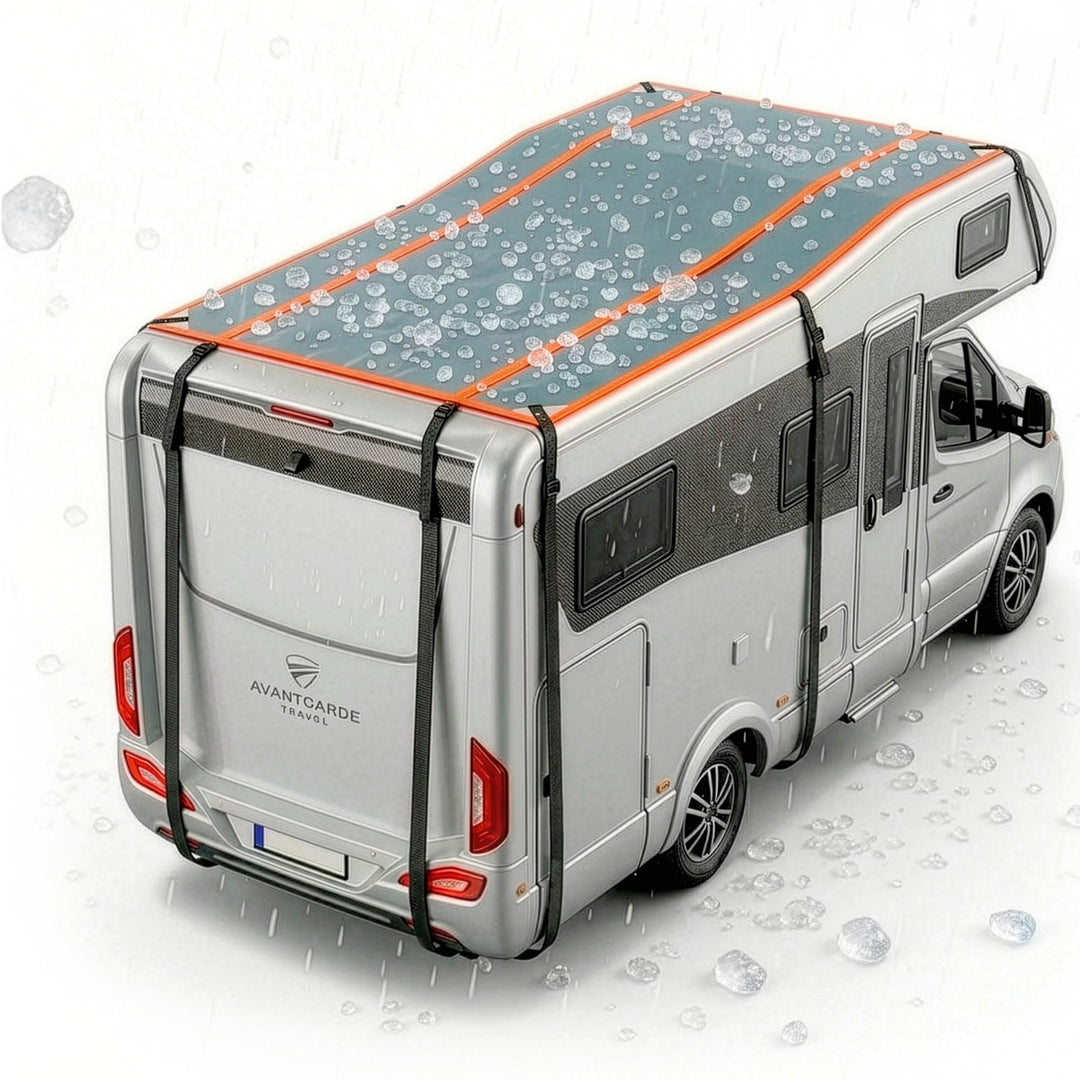 WALSER Hagelschutz Abdeckplane Wohnmobil/Wohnwagen, Hagel-Wohnmobilabdeckung Perma Protect, Hagelsch