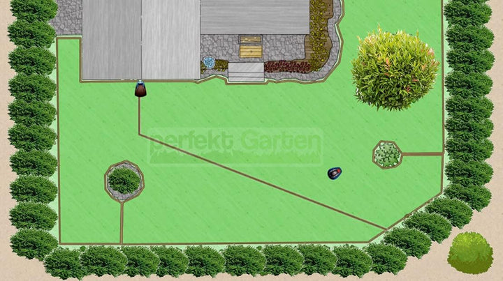 100 m / 3,4 mm HQ Rasenmäher Mähroboter Begrenzung Kabel Draht kompatibel mit Worx Landroid