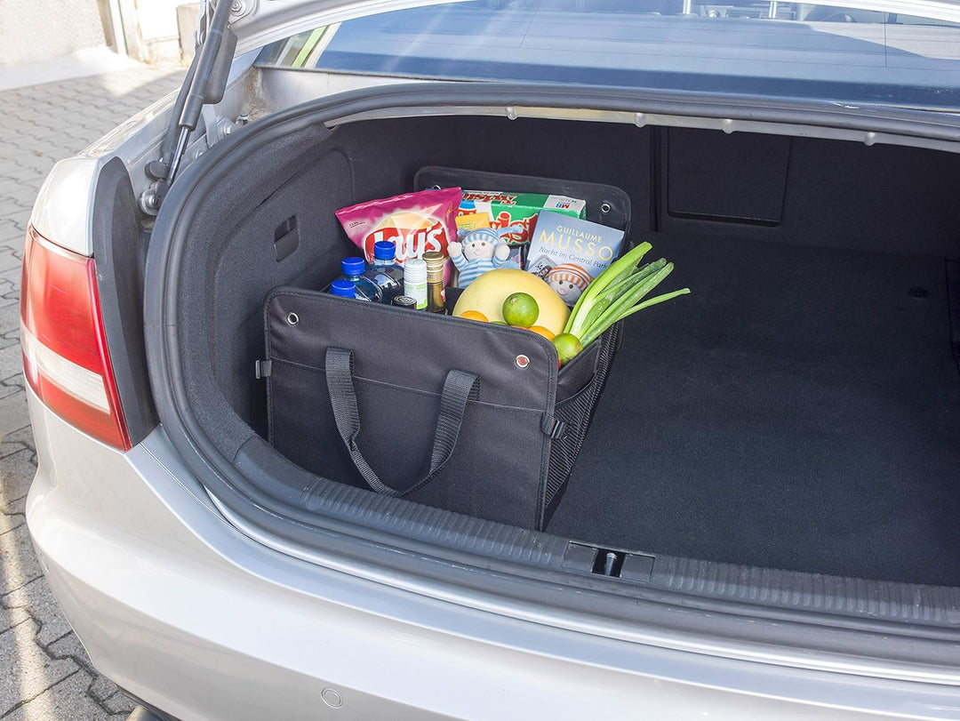 CB Präsentwerbung GmbH Kofferraumtasche gross aus Polyester mit stabilem Boden - Klappbox Kofferraum