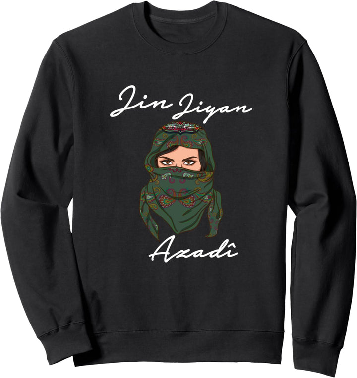 Kurdische Flagge Jin Jiyan Azadi Kurdisch Kurdistan Sweatshirt