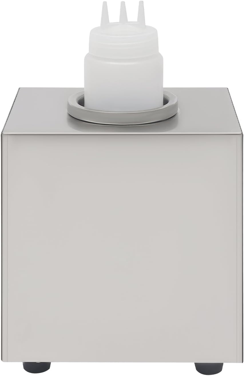 Sossenwärmer Saucenwärmer, 1x Quetschflaschen Edelstahl warmhalten 30-85 °C 80 W, Saucenspender Sauc