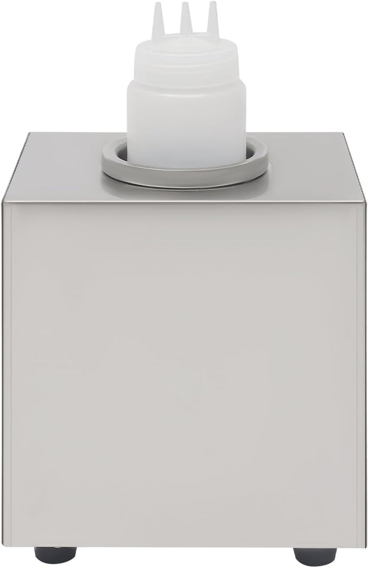 Sossenwärmer Saucenwärmer, 1x Quetschflaschen Edelstahl warmhalten 30-85 °C 80 W, Saucenspender Sauc