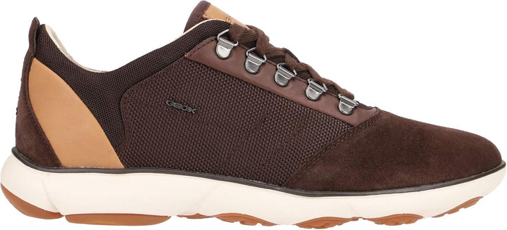 Geox Herren U Nebula A Sneaker, 41 EU Braun Brown C0013