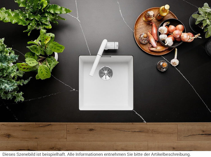BLANCO SUBLINE 400-U | SILGRANIT anthrazit | Einbauart: Unterbau | ohne Ablauffernbedienung | 50er U