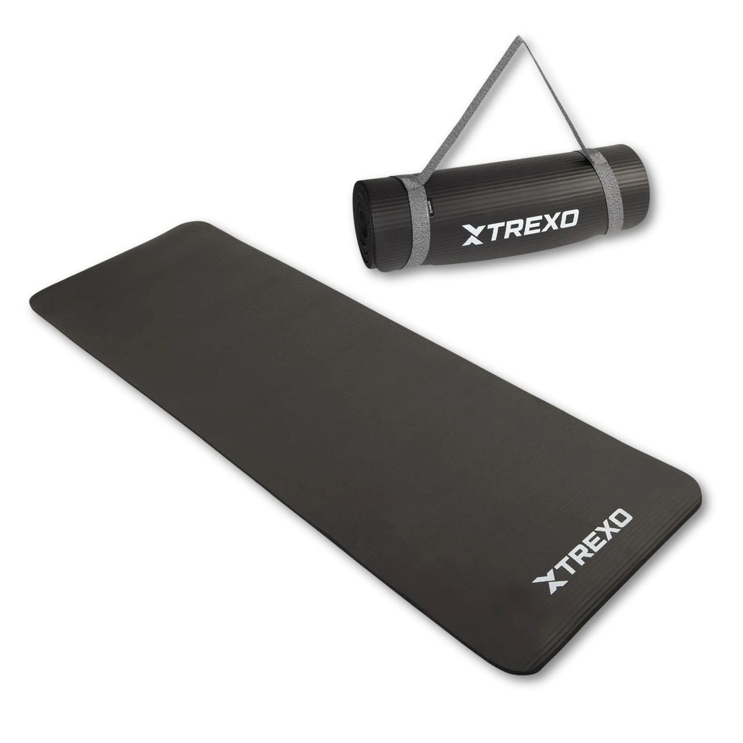 TREXO NBR Übungsmatte in Hellrosa 183 x 61 cm Material von aussergewöhnlicher Haltbarkeit und Flexib
