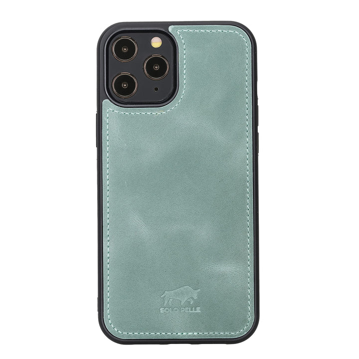 Solo Pelle Lederhülle für das iPhone 12 Pro Max in 6.7 Zoll Stanford Case Leder Hülle Ledertasche Ba