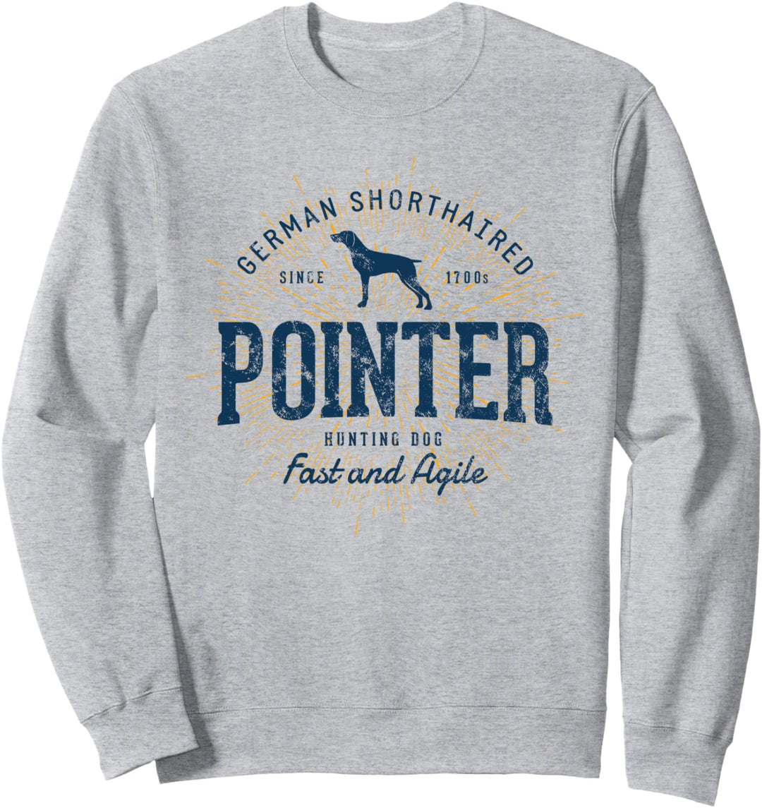 German Shorthaired Pointer Geschenk Vintage Deutsch Kurzhaar Sweatshirt