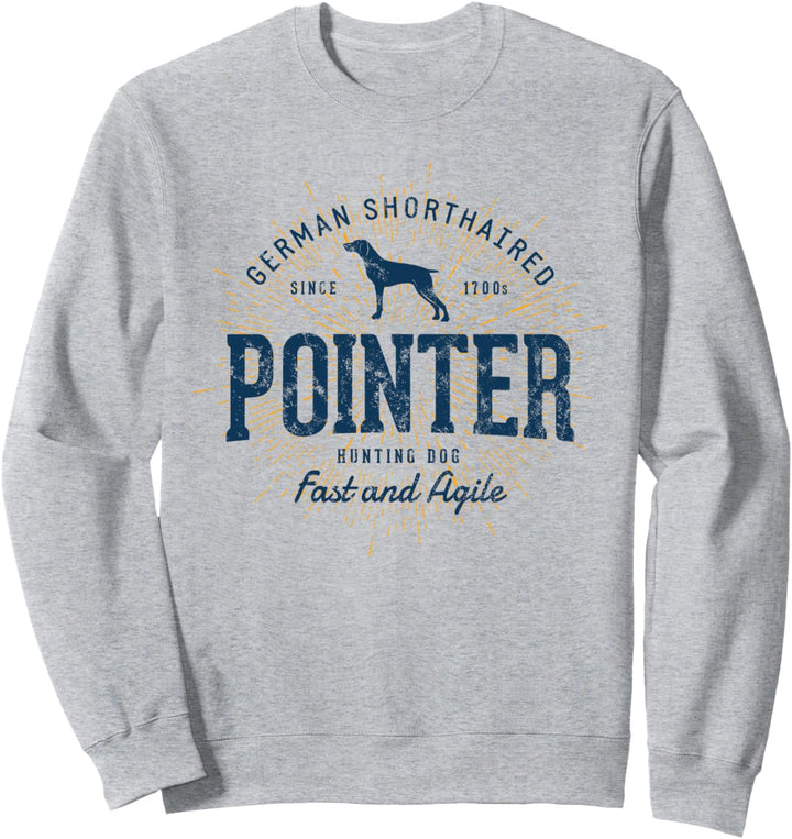 German Shorthaired Pointer Geschenk Vintage Deutsch Kurzhaar Sweatshirt