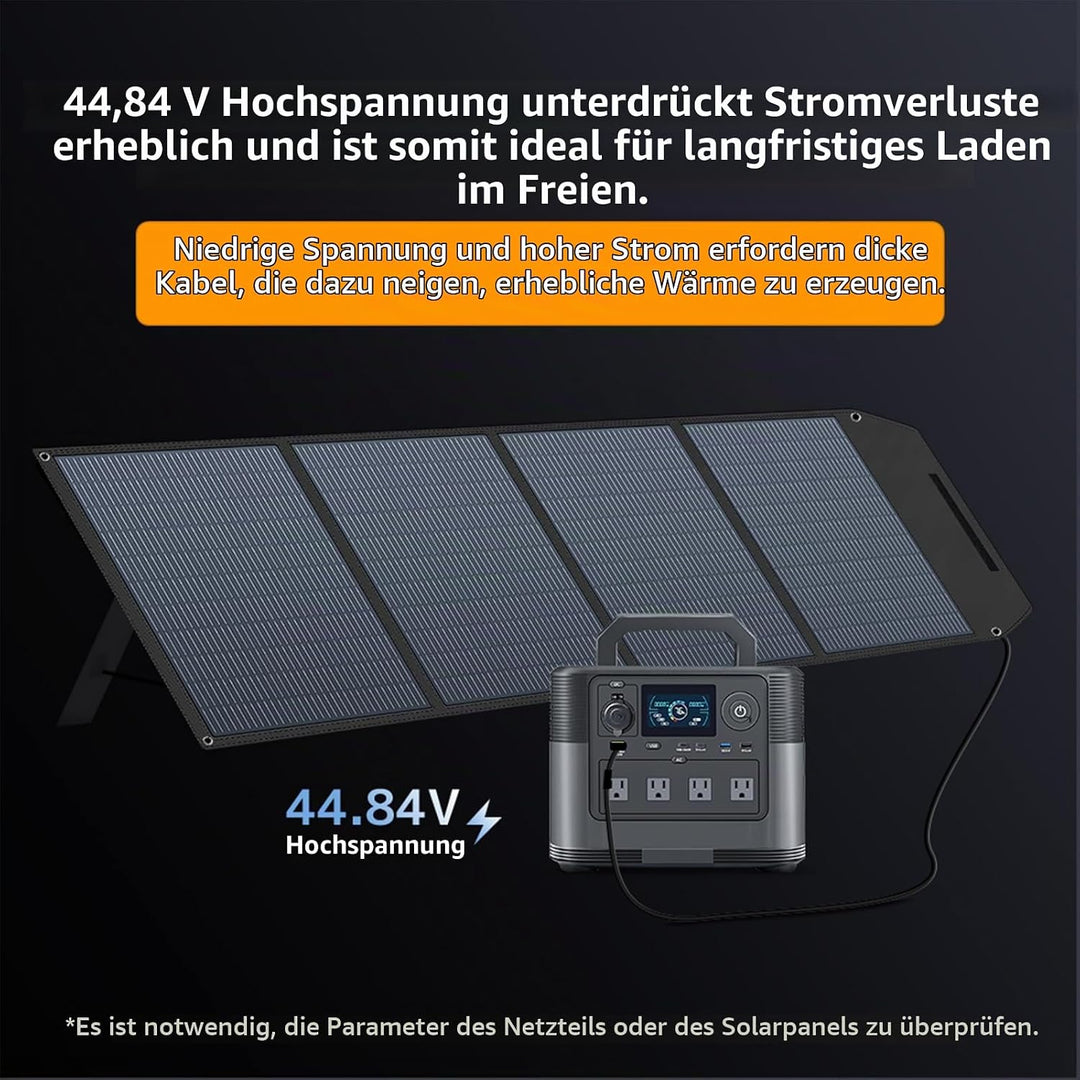400W Faltbares Solarmodul Solar-Ladegerät mit Ständer IP64 Wasserdicht 22,5% Umwandlungseffizienz T