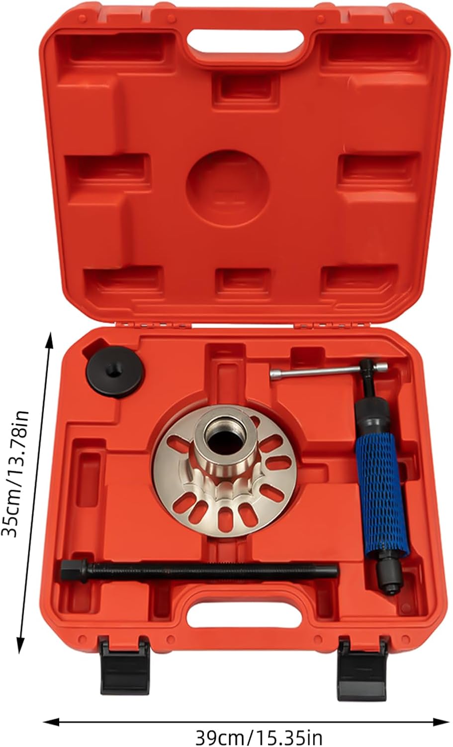 PansyWind Hydraulik Radnabenabzieher 10T Profi-Set mit Transportkoffer | Antriebswellen Werkzeug für